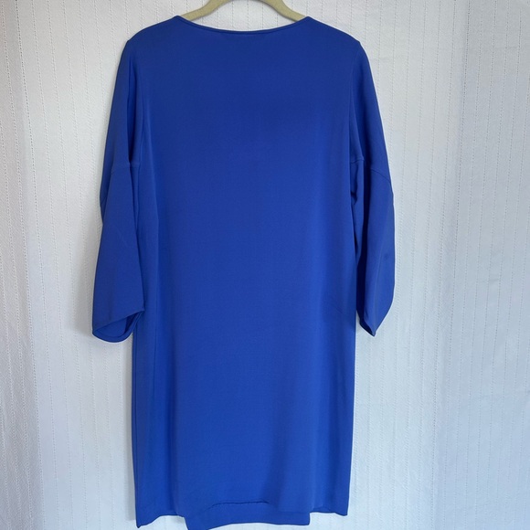 NWT DVF Diane von Furstenberg Silk Iliana Dress – Periwinkle Blue Size 2 - Picture 4 of 10